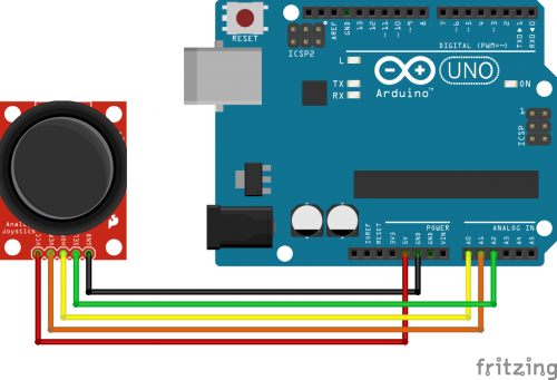 Connecting The Joystick To The Arduino Uno